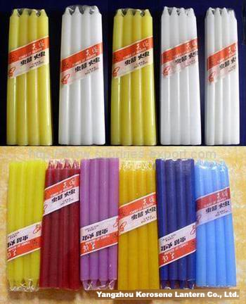 White Candles, Household Candles, Pillar Candles